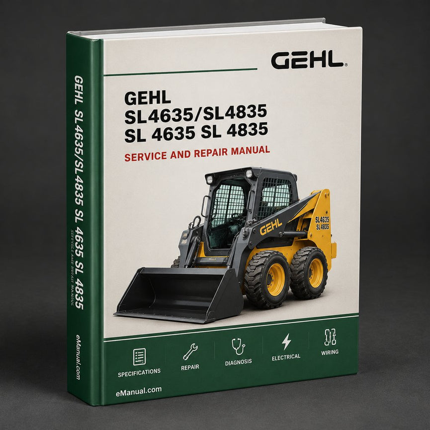 GEHL SL4635/SL4835 SL 4635 / SL 4835 Skid Steer Loaders Illustrated Master Parts List Manual Instant Download(Form No. 907807) PDF