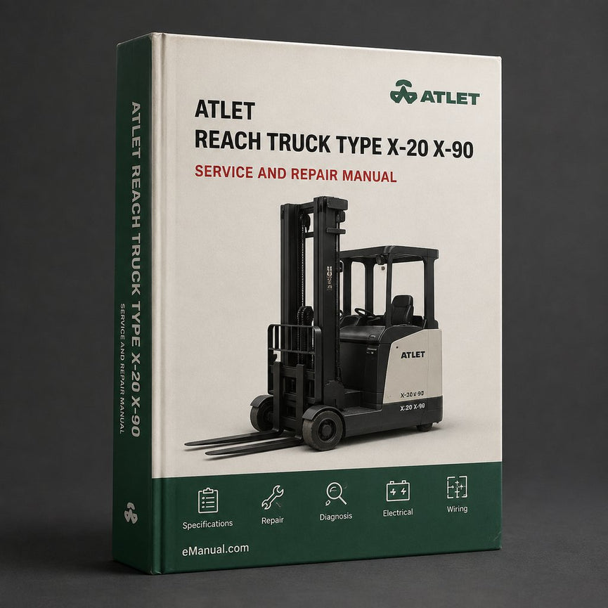 Atlet Reach Truck Type X-20 X-90 X-Ergo A A-Ergo TL TP TS OP Electic Diagram