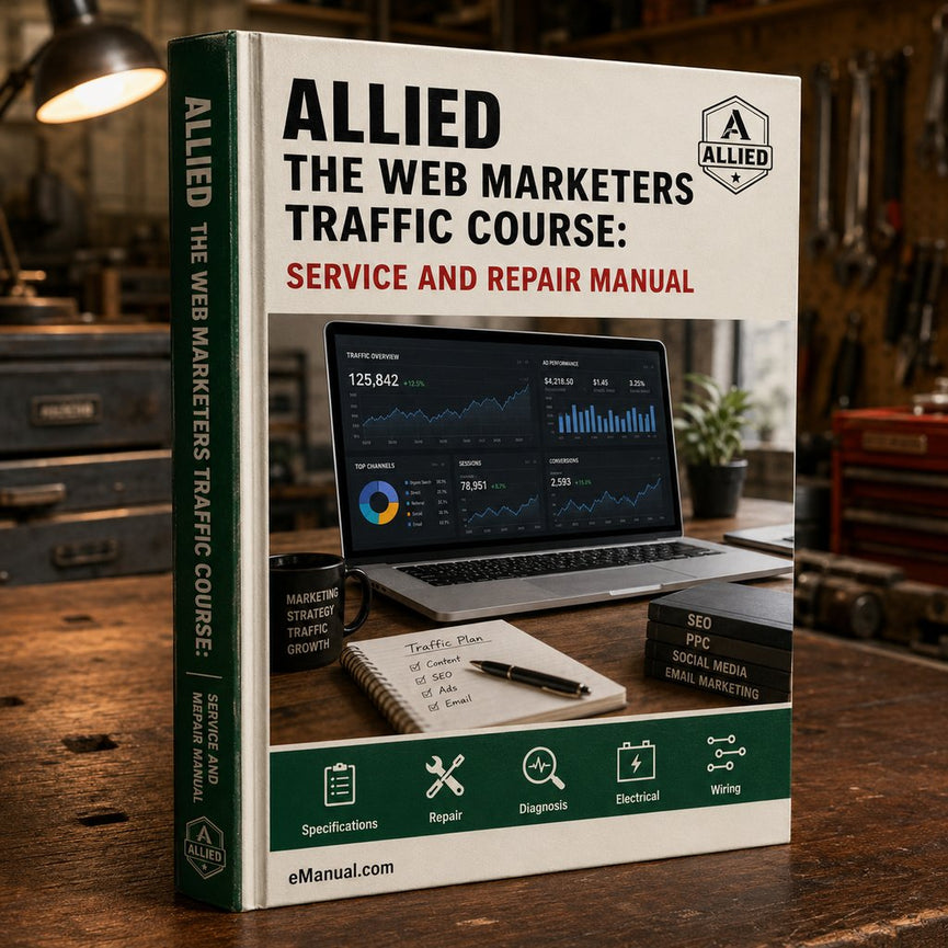 *NEW* The Web Marketers Traffic Course: Your Guide To Traffic Generation - MASTER RESALE RIGHTS