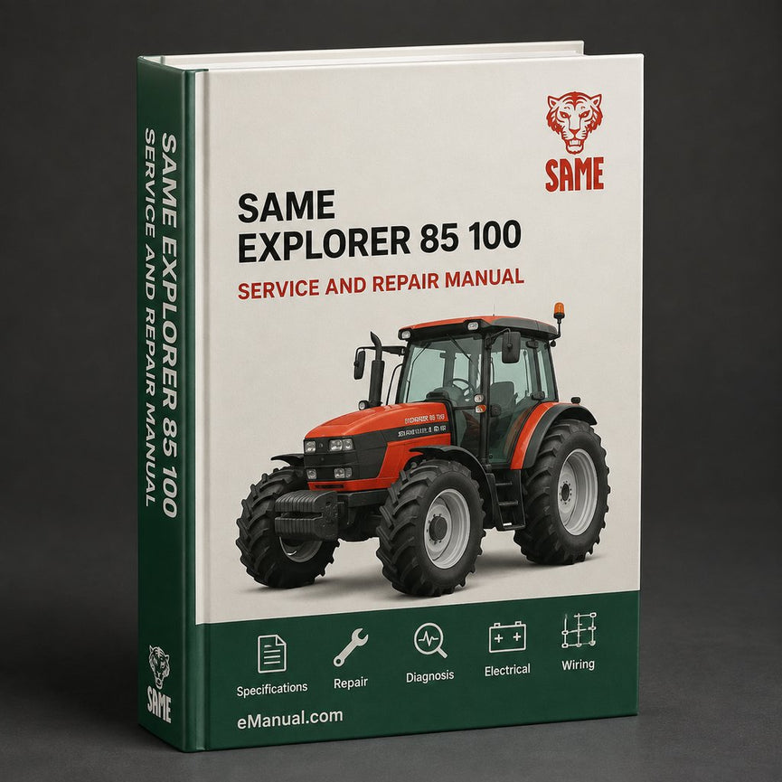 Same Explorer 3 85 100 Service Workshop Repair Manual