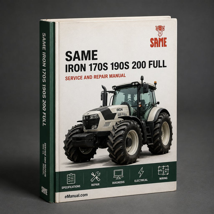 Same Iron 170s 190s 200 Workshop Service Repair Manual full