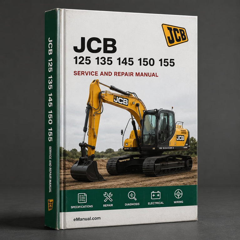 JCB 125 135 145 150 155 185 FASTRAC Service Repair Manual Instant Download PDF