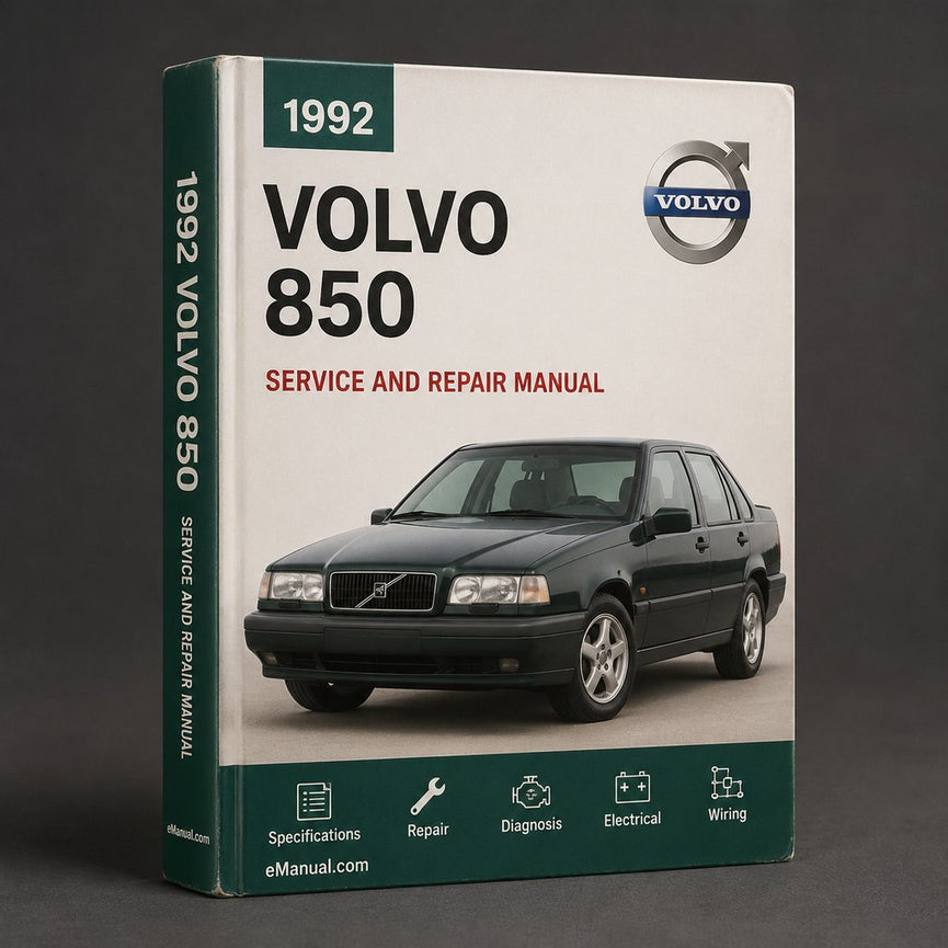 Volvo 850 1992-1996 Workshop Service Manual Repair