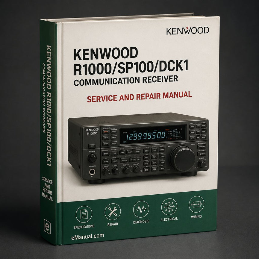 KENWOOD R1000/SP100/DCK1 Repair Manual COMMUNICATION Receiver