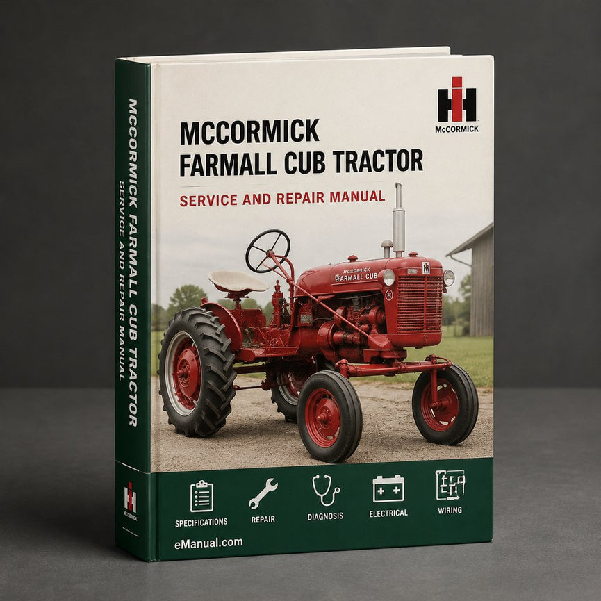 McCormick Farmall Cub Tractor Operator Maintenance Manual