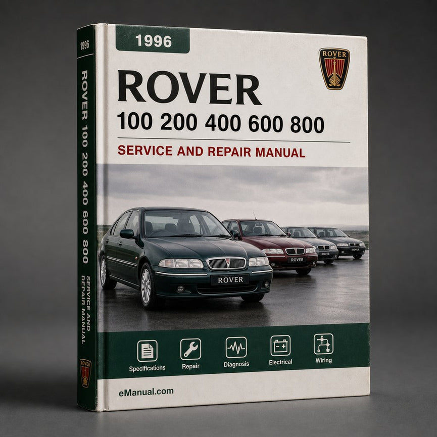 ROVER 100 200 400 600 800 Series Full Service & Repair Manual 1996-2001