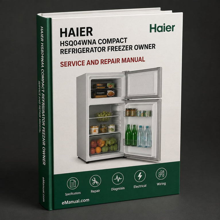Haier HSQ04WNA Compact Refrigerator / Freezer Owner Manual