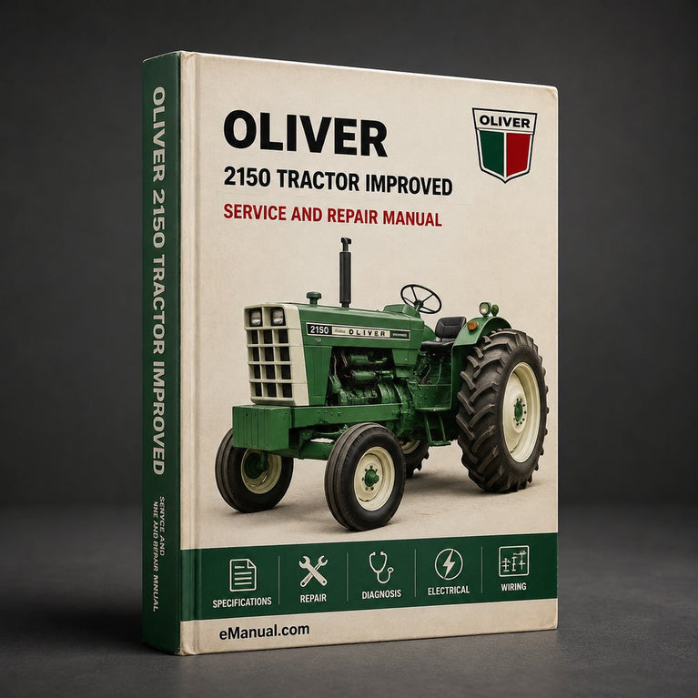 Oliver 2150 Tractor Service & Repair Manual - Improved - Download PDF