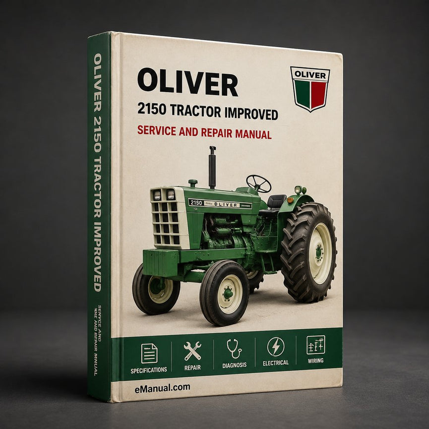 Oliver 2150 Tractor Service & Repair Manual - Improved - Download PDF