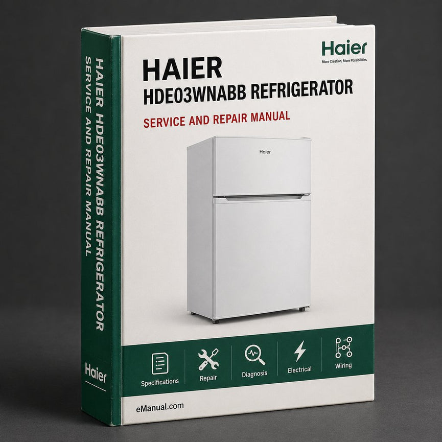 Haier HDE03WNABB REFRIGERATOR Service Manual
