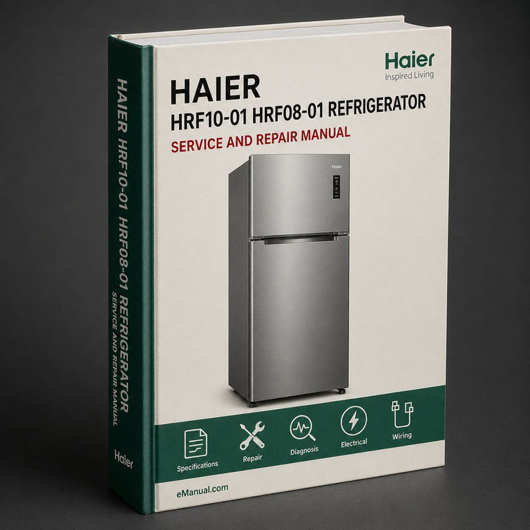 Haier HRF10-01 / HRF08-01 REFRIGERATOR Service Manual