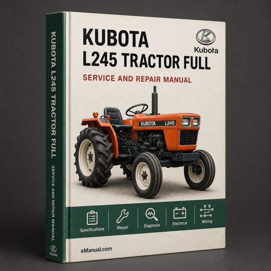 Kubota L245 Tractor Full Service Repair Manual