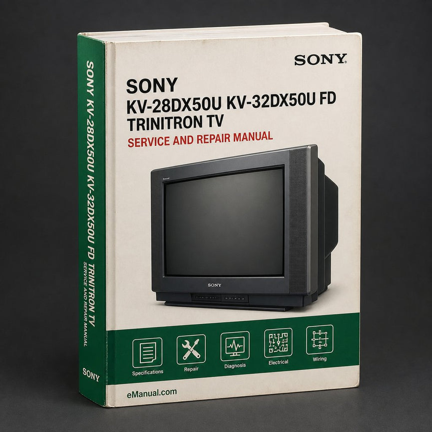 SONY KV-28DX50U KV-32DX50U FD TRINITRON TV Service Manual