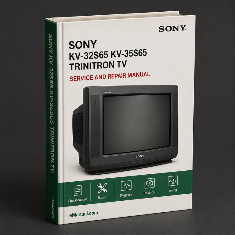 SONY KV-32S65 KV-35S65 TRINITRON TV Service Manual Download PDF