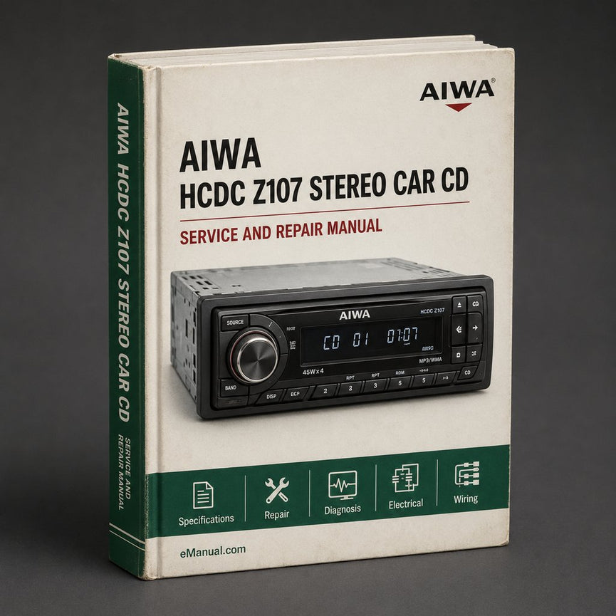 Service Manual Aiwa HCDC Z107 Stereo CAR CD Receiver