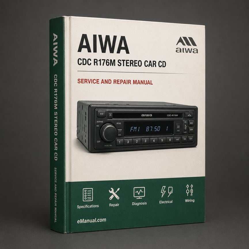 Parts List Manual Aiwa CDC R176M Stereo CAR CD Receiver