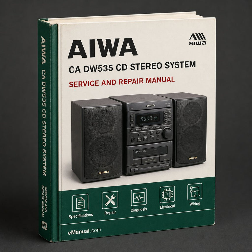 Parts List Manual Aiwa CA DW535 CD Stereo System