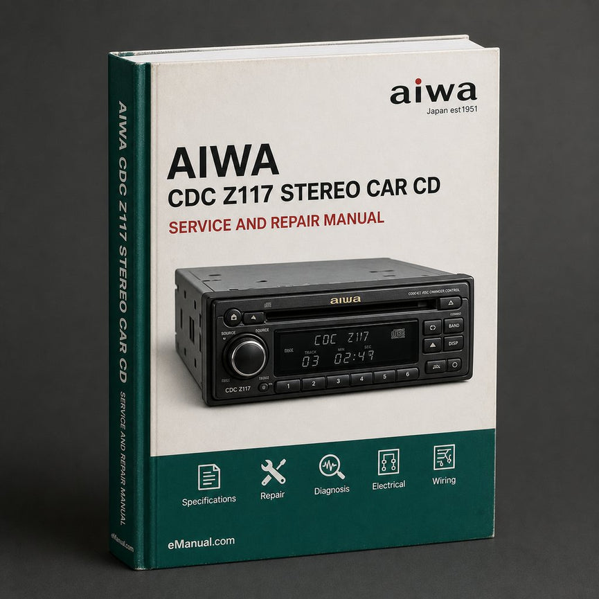 Parts List Manual Aiwa CDC Z117 Stereo CAR CD Receiver