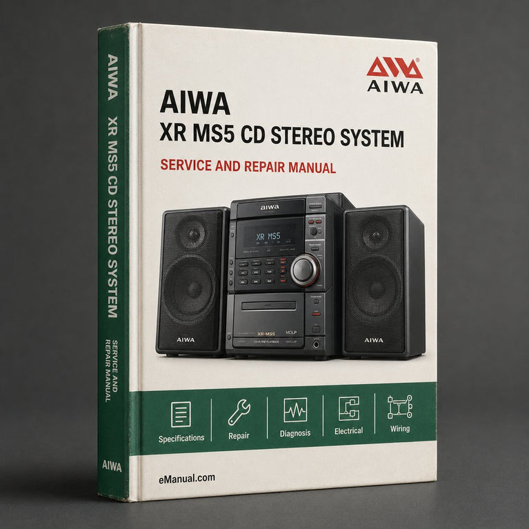 Parts List Manual Aiwa XR MS5 CD Stereo System