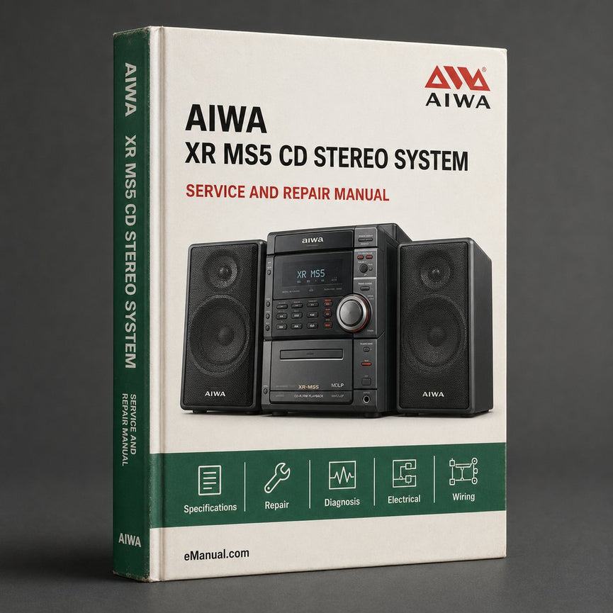 Parts List Manual Aiwa XR MS5 CD Stereo System