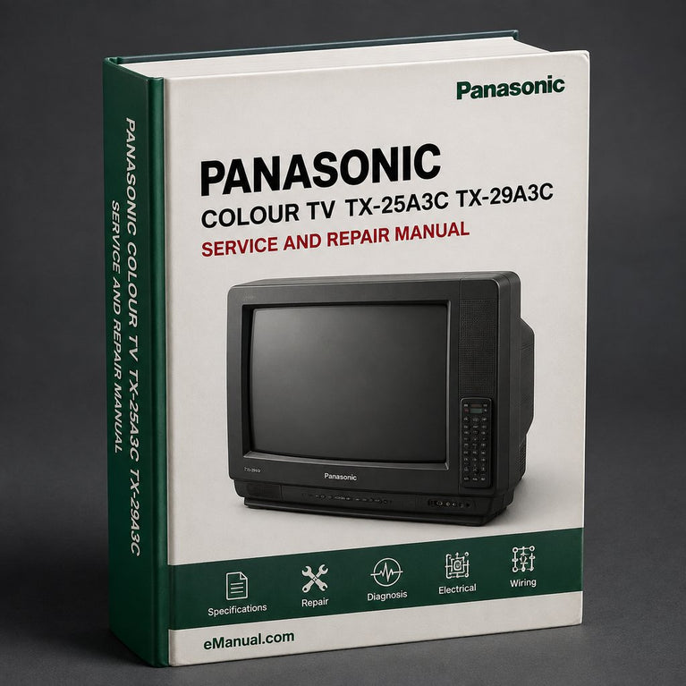 Panasonic Colour TV TX-25A3C TX-29A3C Service Manual Download PDF