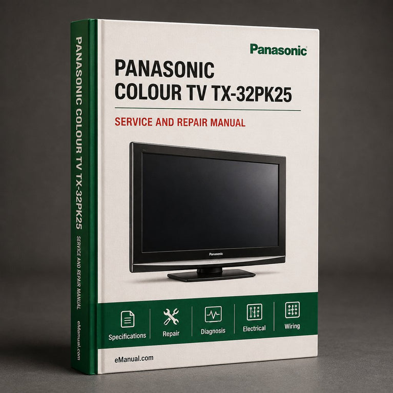 Panasonic Colour TV TX-32PK25 Service Manual Download PDF