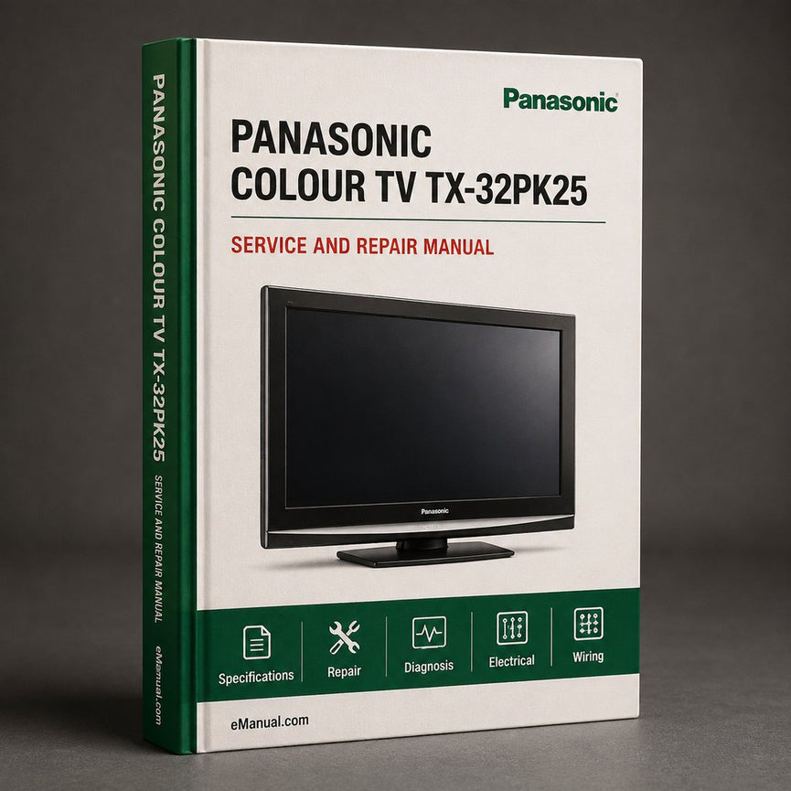 Panasonic Colour TV TX-32PK25 Service Manual Download PDF