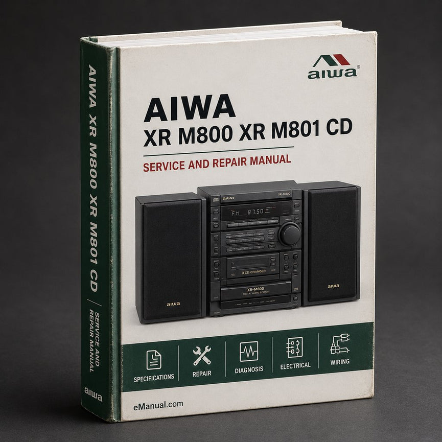 Aiwa XR M800 / XR M801 CD Stereo System Supplement Service Manual