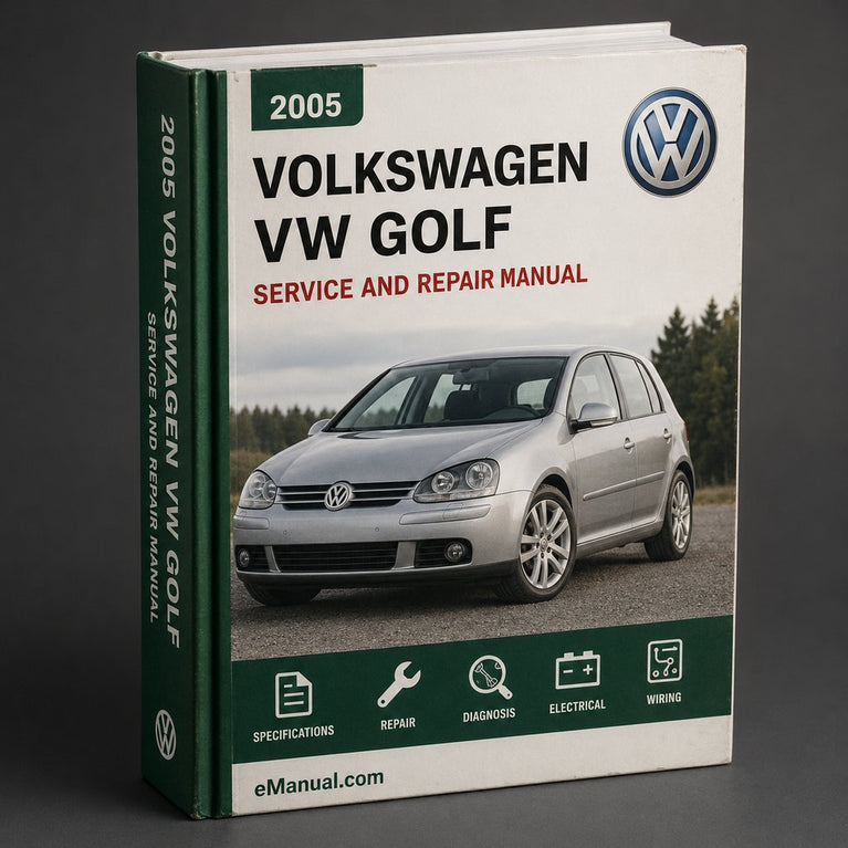 Volkswagen VW Golf 2005 Workshop Service Repair Manual