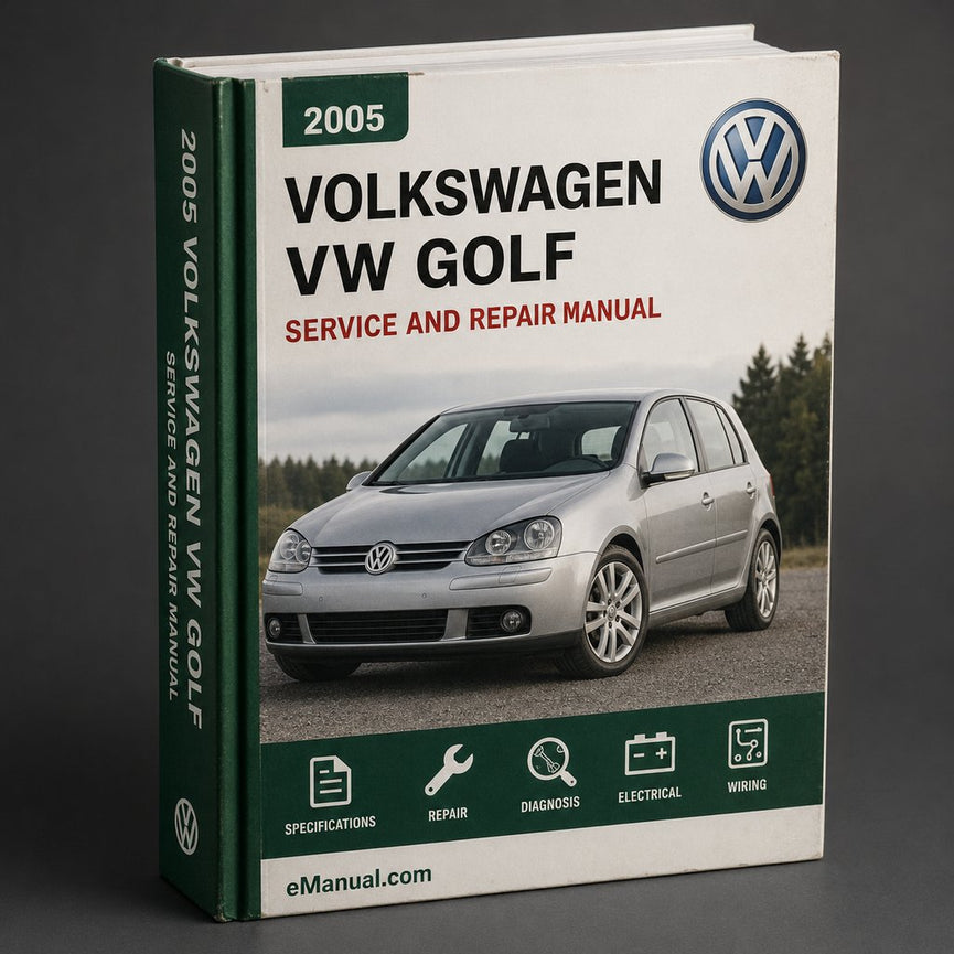 Volkswagen VW Golf 2005 Workshop Service Repair Manual