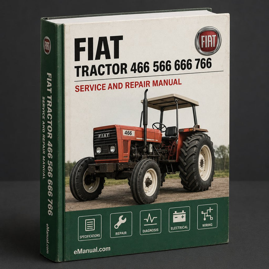 Fiat Tractor 466 566 666 766 45-66 55-66. 60-66 65.66 70-66 80-66 +DT Complete Workshop Service Repair Manual