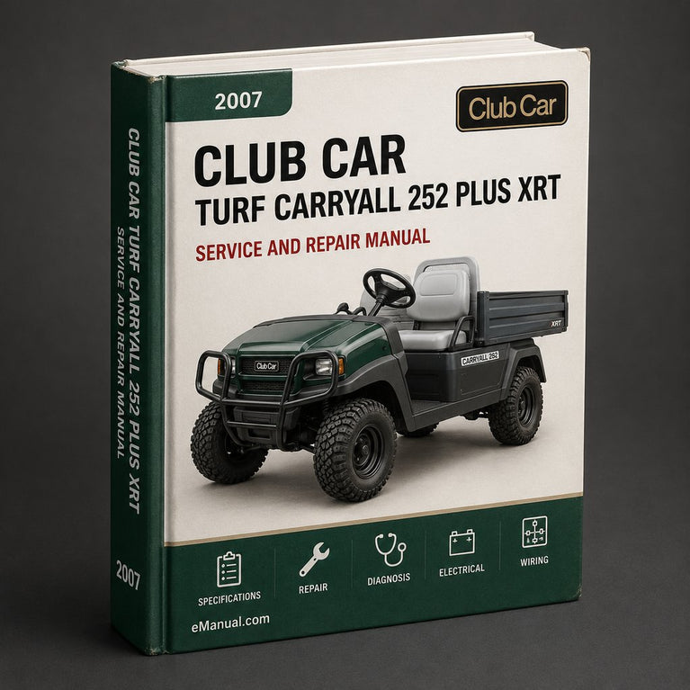 2007 Club Car Turf Carryall 2 252 2 Plus XRT 900 Illustrated Parts List