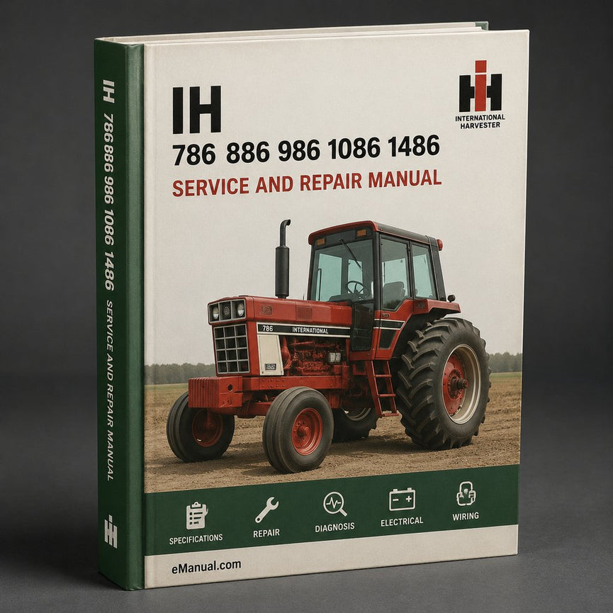 IH 786 886 986 1086 1486 1586 hydro 186 Service Manual