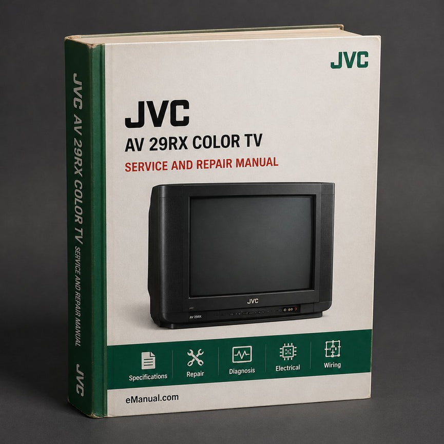 JVC AV 29RX Color TV Repair Manual