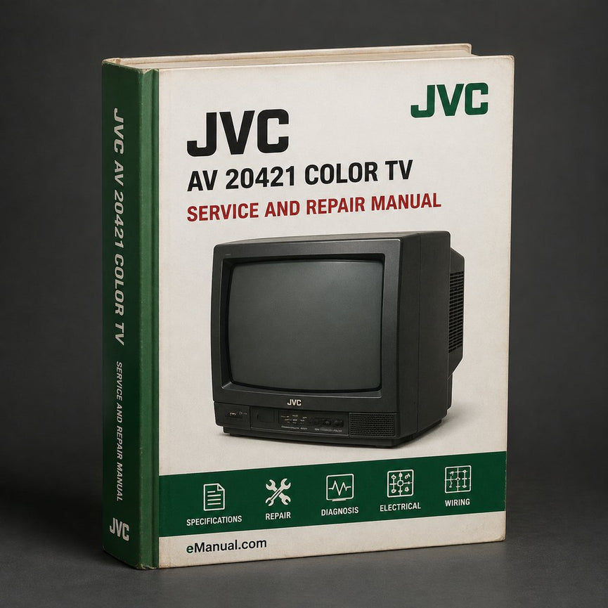 Service Manual JVC AV 20421 Color TV
