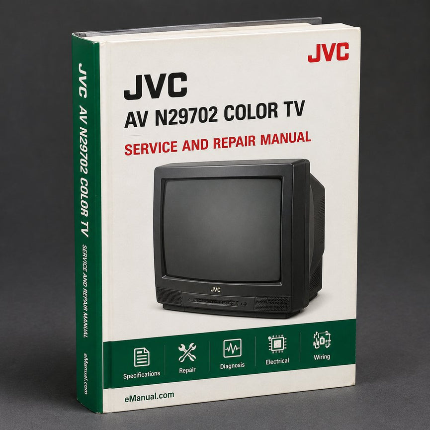 Service Manual JVC AV N29702 Color TV