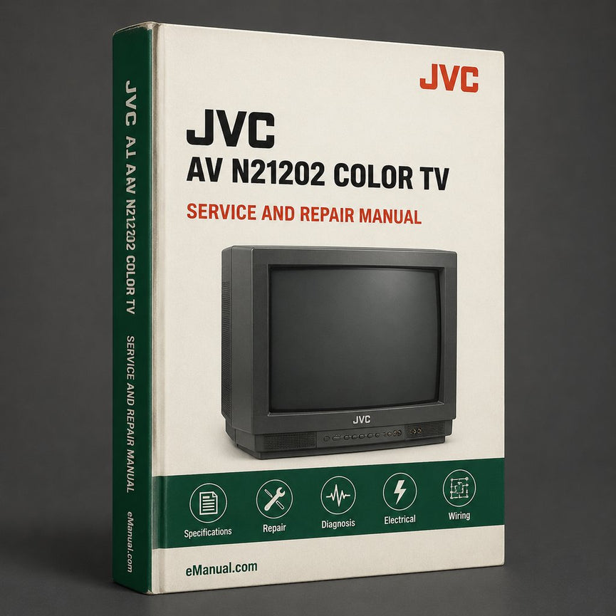JVC AV N21202 Color TV Repair Manual