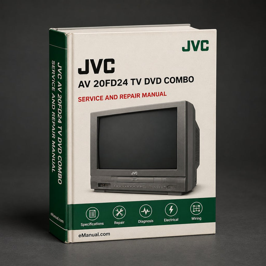 JVC AV 20FD24 TV / DVD COMBO Repair Manual