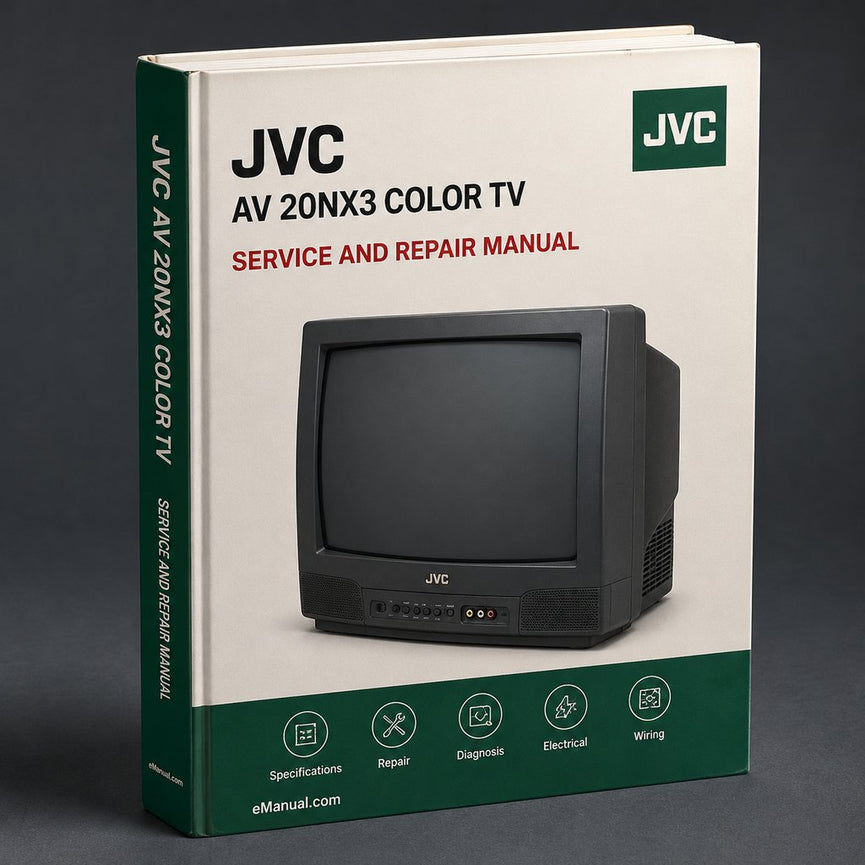 Service Manual JVC AV 20NX3 Color TV