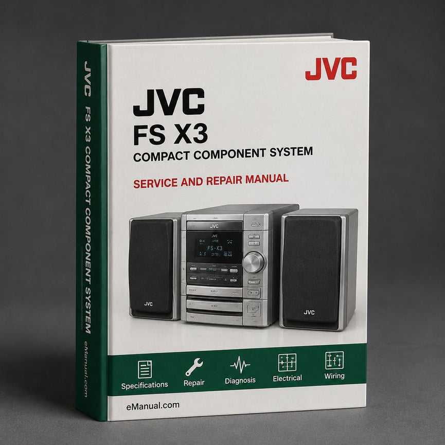 Service Manual JVC FS X3 Compact Component System