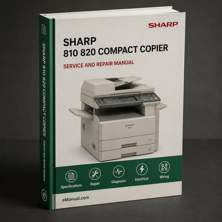 Repair Manual Sharp Z 810 / Z 820 Compact COPIER