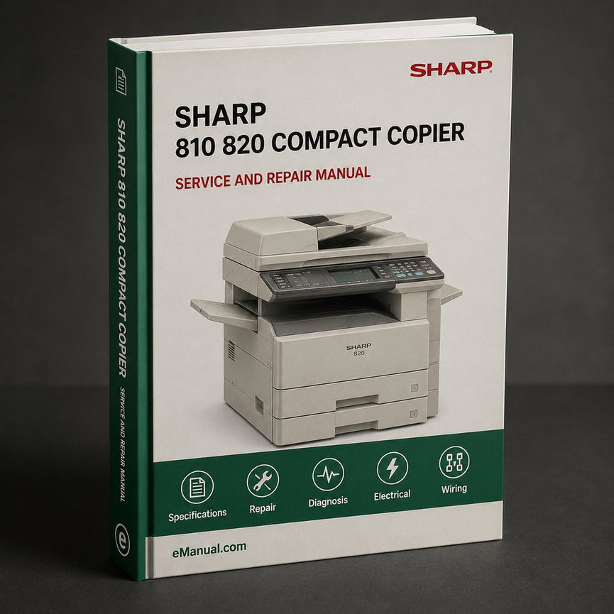 Repair Manual Sharp Z 810 / Z 820 Compact COPIER