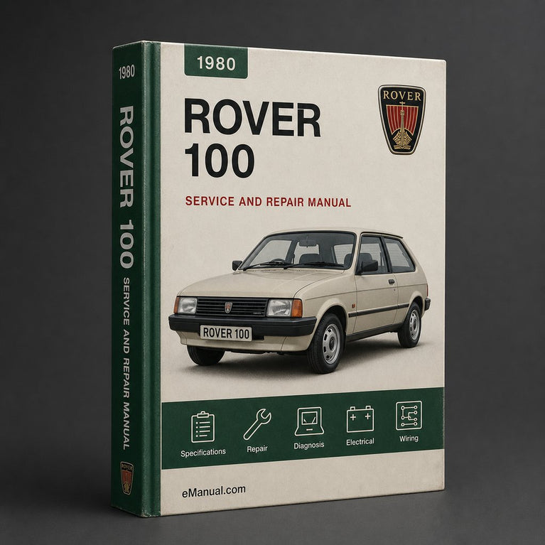 Rover 100 1980-1990 Workshop Repair Service Manual