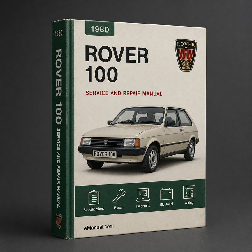 Rover 100 1980-1990 Workshop Repair Service Manual