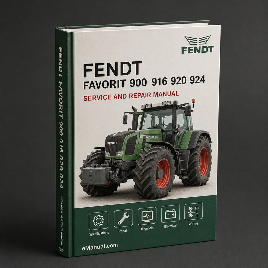 Fendt Favorit 900 916 920 924 926 Tractor Complete Workshop Service Repair Manual