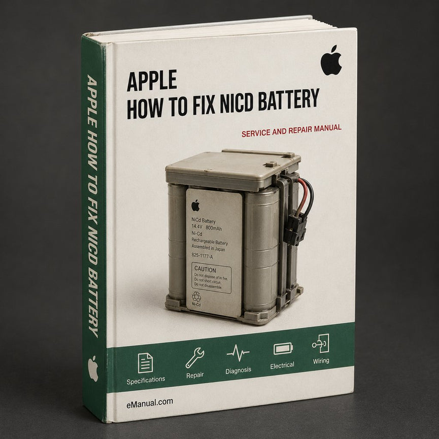 How to Fix APPLE NICD Battery RVD NICAD Battery Fix DIY Plan Guide