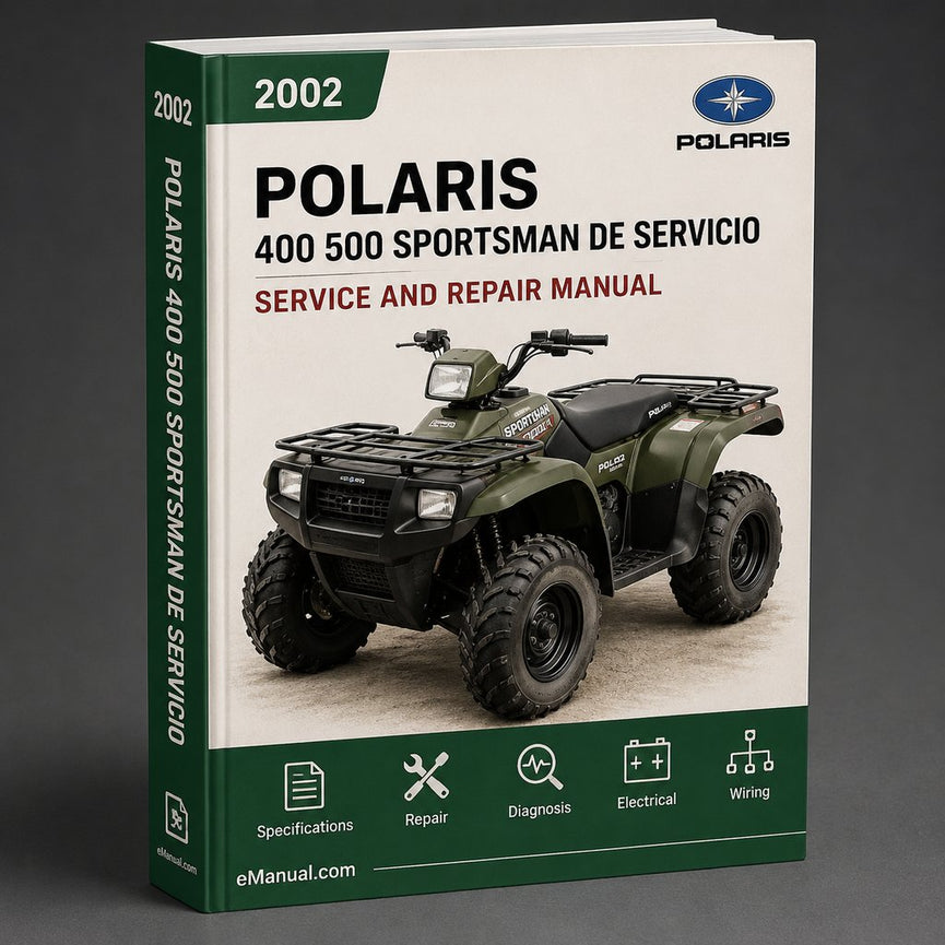 Polaris 400 500 Sportsman 2002 Manual de Servicio ESP