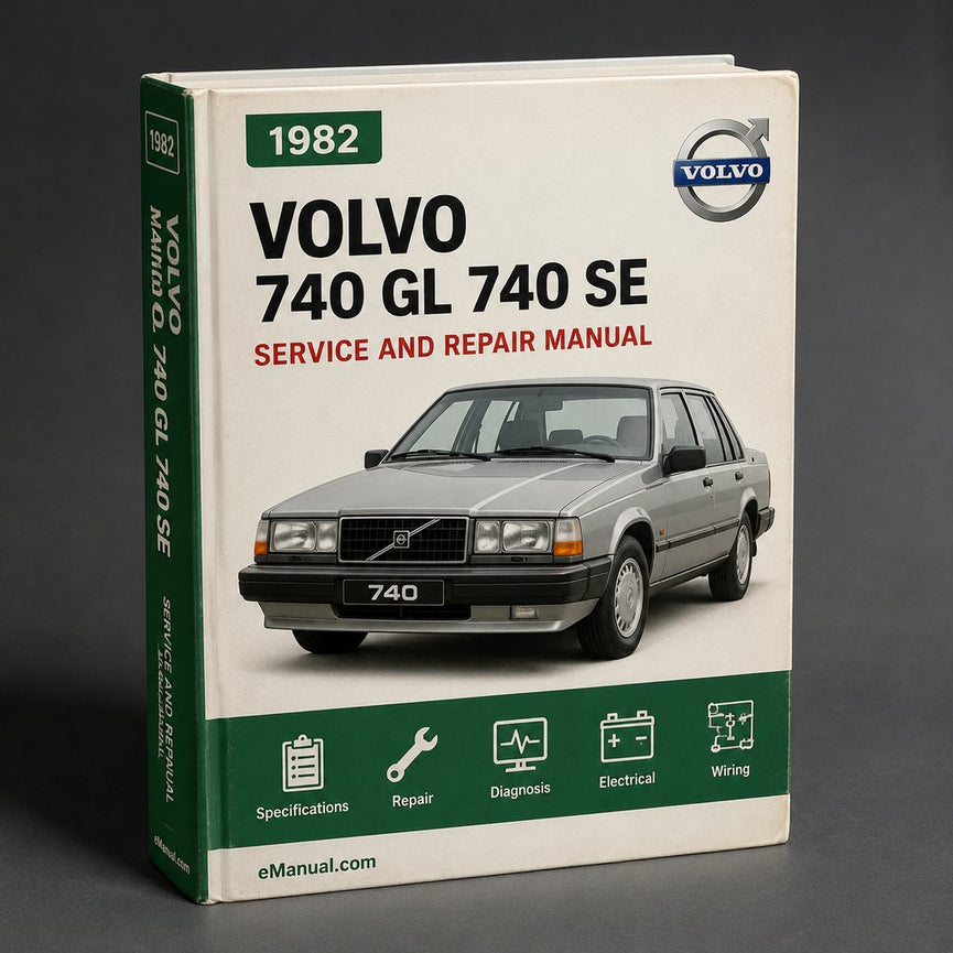 Volvo 740 GL 740 SE 1982-1988 Best Service Repair Manual