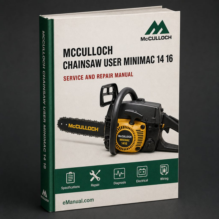 MCCULLOCH CHAINSAW User Manual MINIMAC 14 16