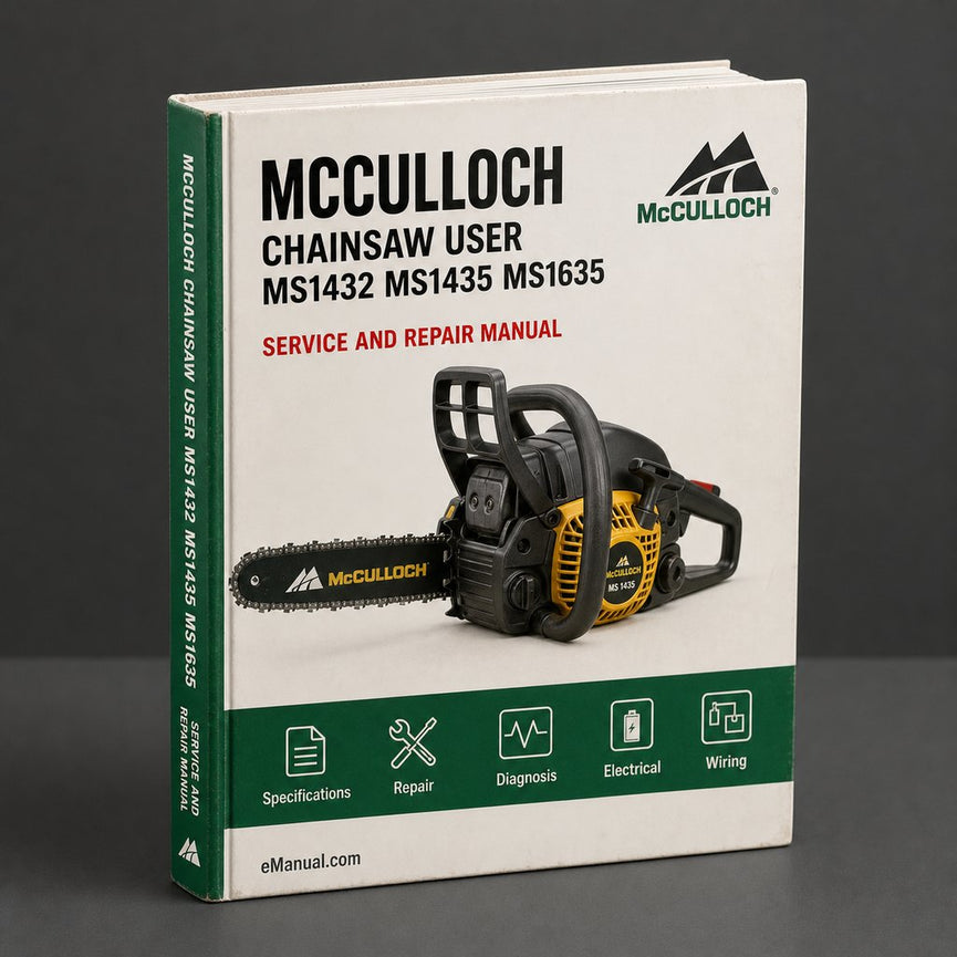 MCCULLOCH CHAINSAW User Manual MS1432 MS1435 MS1635 MS1435AV
